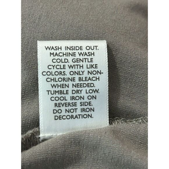 INC International Concepts Women's Medium Taupe Top Shirt Tunic With Gold Studs - Picture 4 of 5